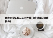 奇迹mu私服1.03h外挂（奇迹mu辅助软件）