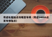 奇迹私服加点攻略圣导师（奇迹24000点圣导师加点）